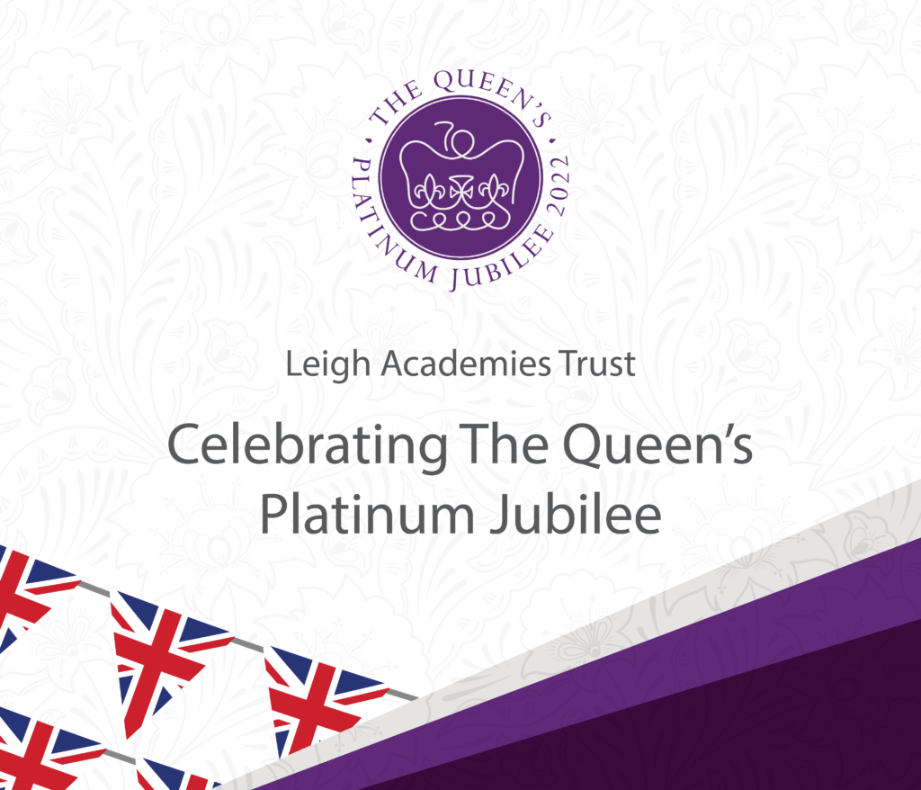Leigh Academies Trust celebrating The Queen's Platinum Jubilee.