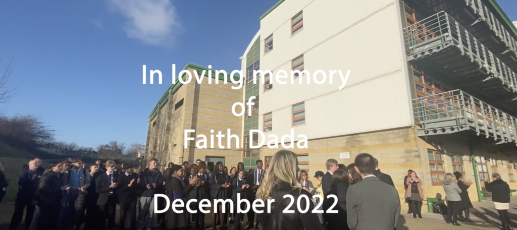 In loving memory of Faith Dada - December 2022