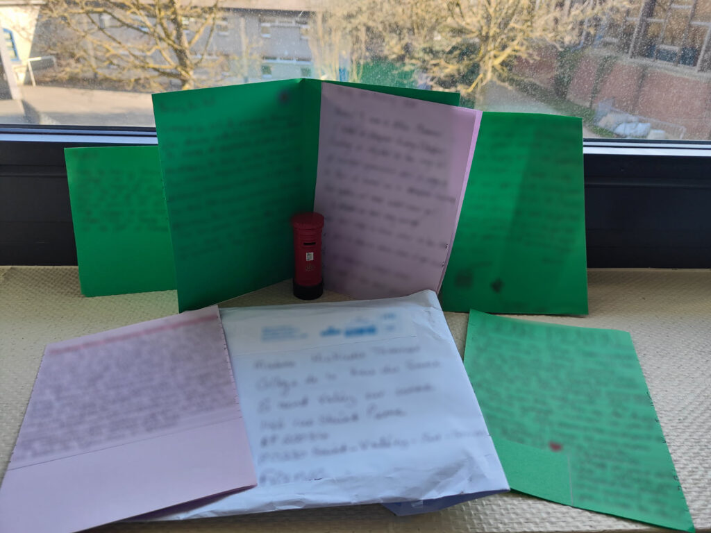 Letters to their penpals